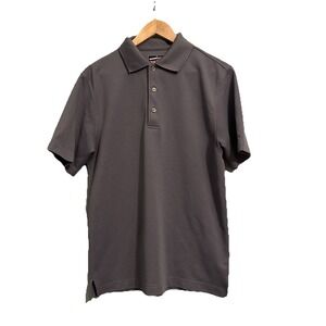 Grand Slam Performance Mens Size Medium Gray Short Sleeve Golf Polo Shirt